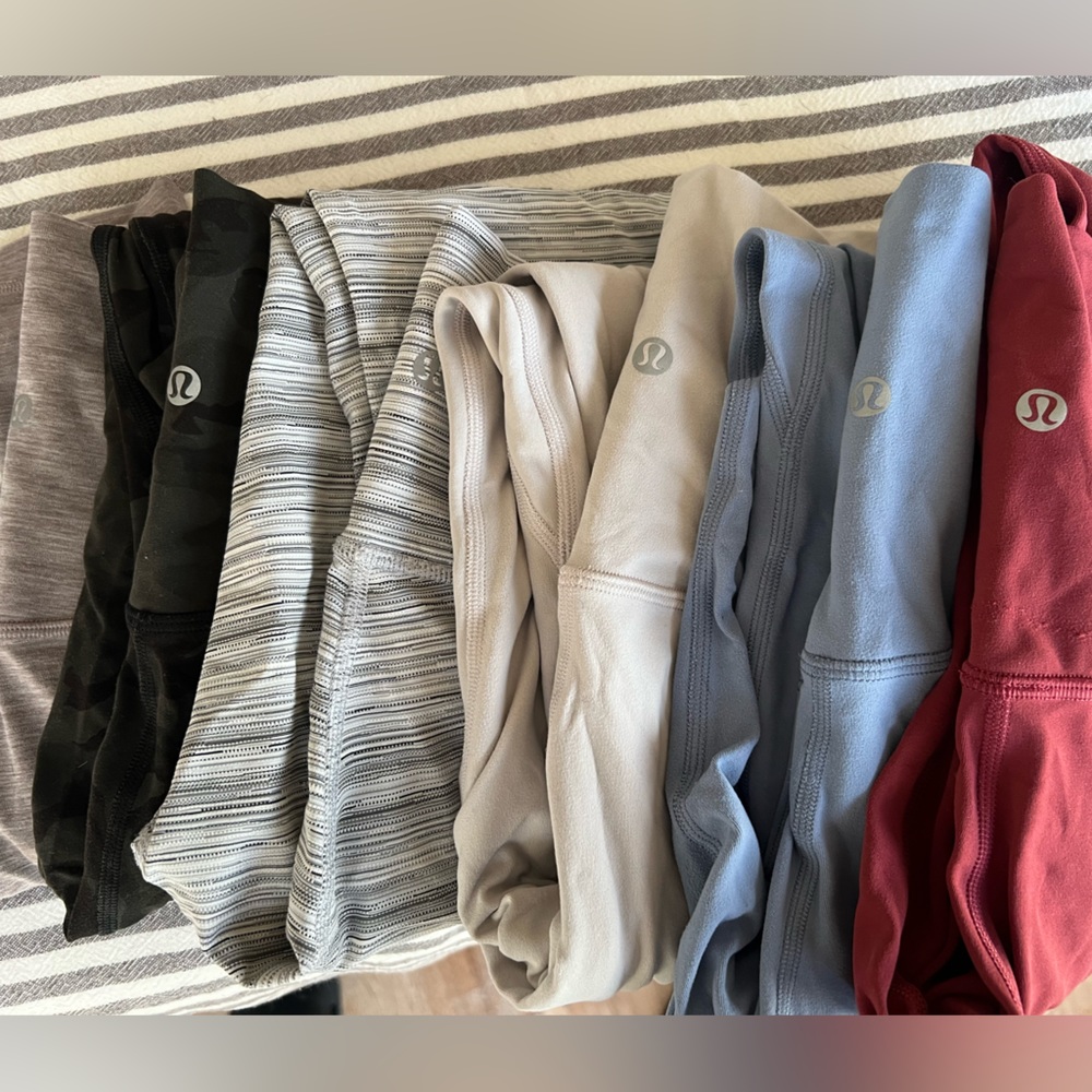 Lululemon Leggings Bundle Size 6 (6 pairs) Aligns and High Times